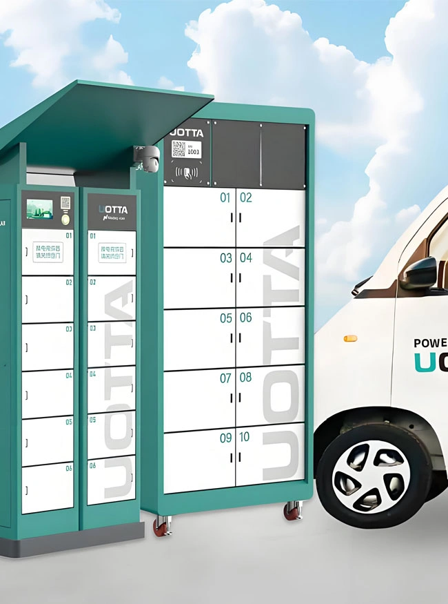 Logistics fleet battery swap station