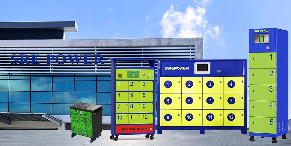 SRE Power’s 5‑8‑10‑and 12‑compartment swap stations